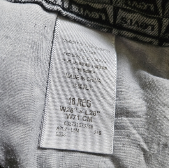 Young Men's Levis 512 Slim Taper Logo Jeans - Picture 6 of 7